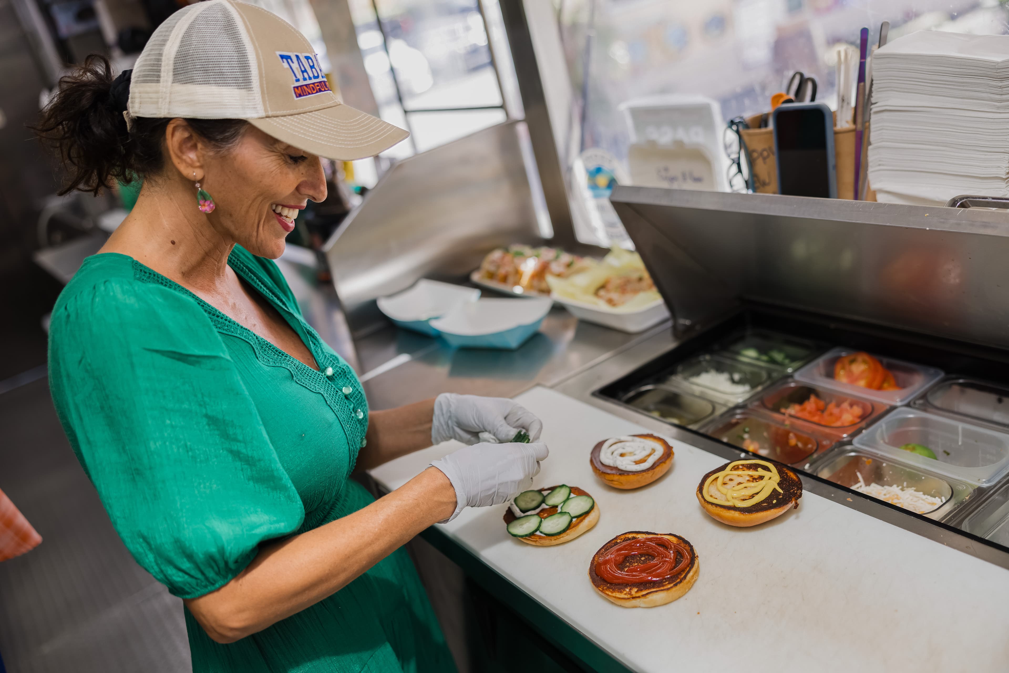 Sahel Anvarinejad at the food truck