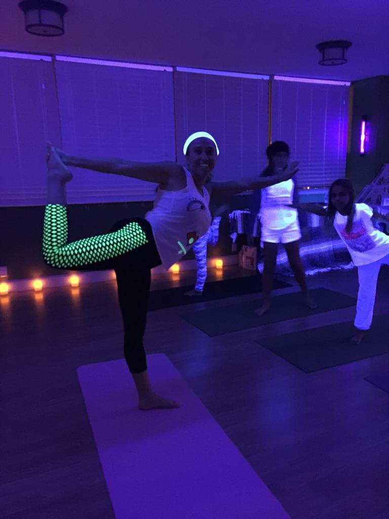 Sahel teaching yoga